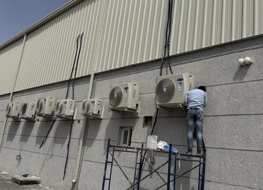 Outdoor AC Installation